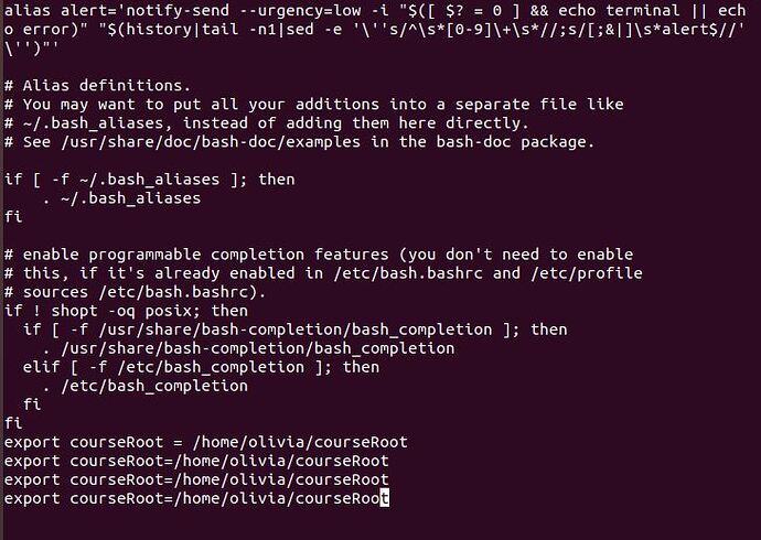 bashrc